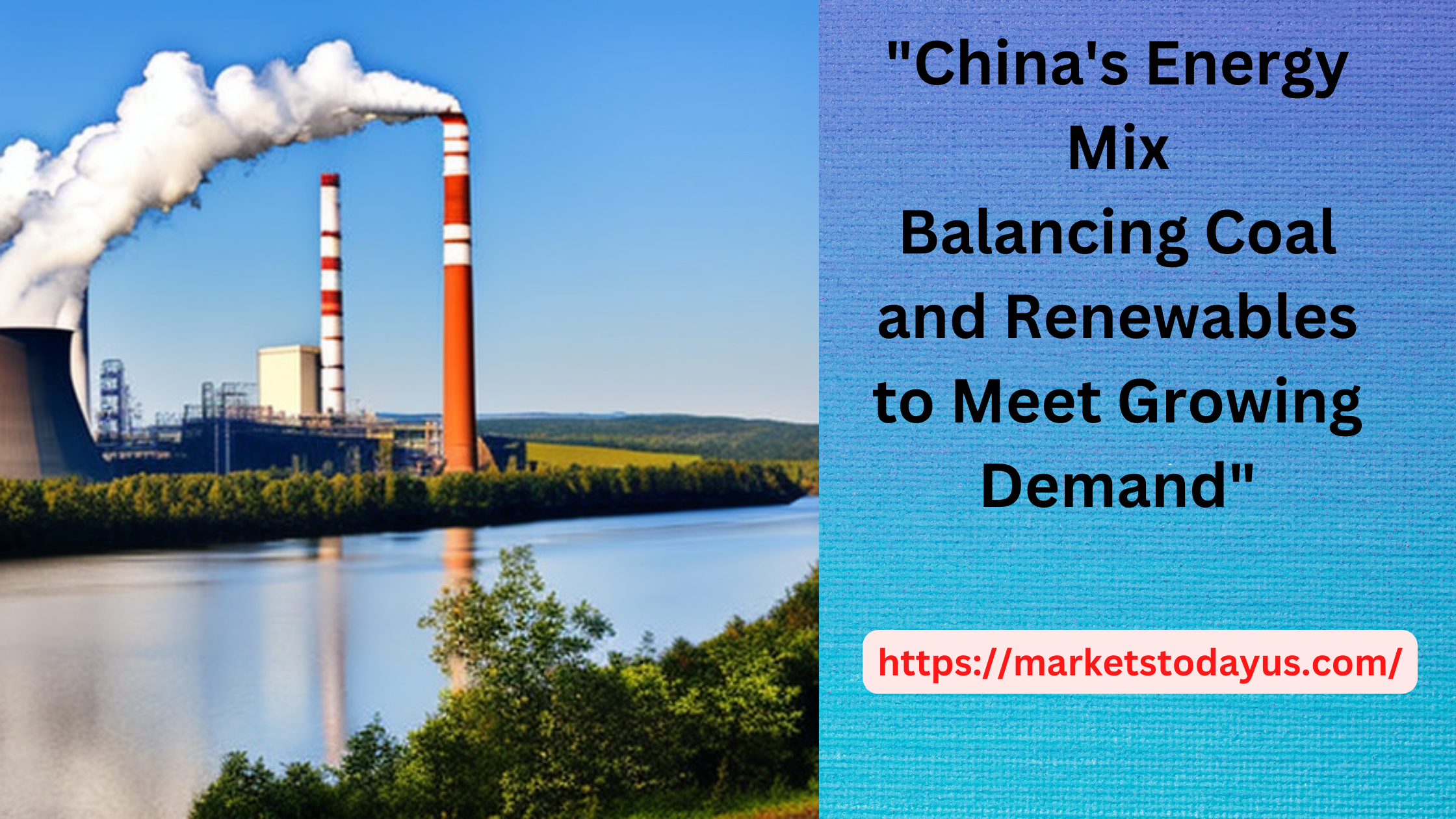 A poem about balancing economic growth and environmental protection through the use of coal and renewable energy sources in China.