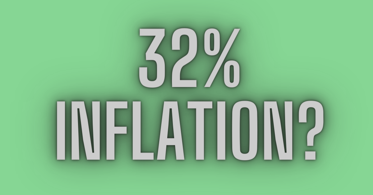 32 percent inflation in pakistan